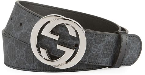 black Gucci belt with black buckle